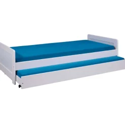 Ausziehbares Bett Surf | 208,5 x 96,4 x 52,5 cm | Farbe: Weiß