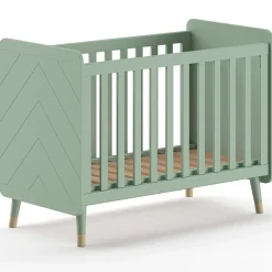 Babybett Billy - 124x68x94 cm - Olivgrün