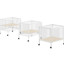 Babypark Dino | 95 x 75 cm | verstellbar | Weißbuche
