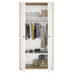 Kinder Gautier - Galipette Baby- und Kleinkindzimmer-Set Arthur | Anzuchtbett, Kleiderschrank, Kommode | Bettkasten nicht enthalten | Artisan Oak Design