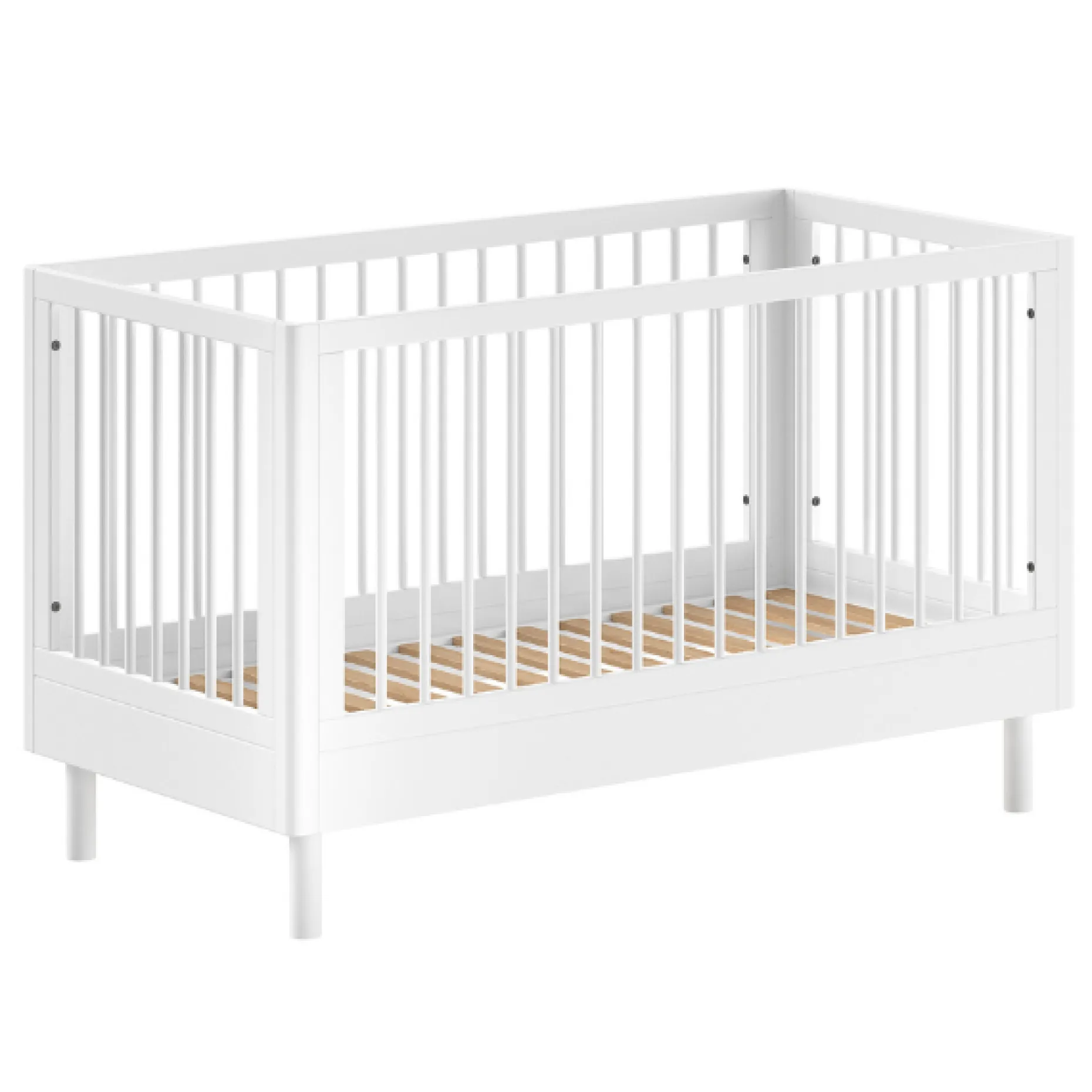 Babyzimmer Forrest: Babybett 70x140cm, Wickeltisch - Buche weiß