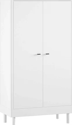 Kinder Vipack Babyzimmer Forrest: Babybett 60x120cm, Wickeltisch, Kleiderschrank - buche