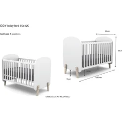 Babyzimmer Kombination 4 Kiddy-weiß