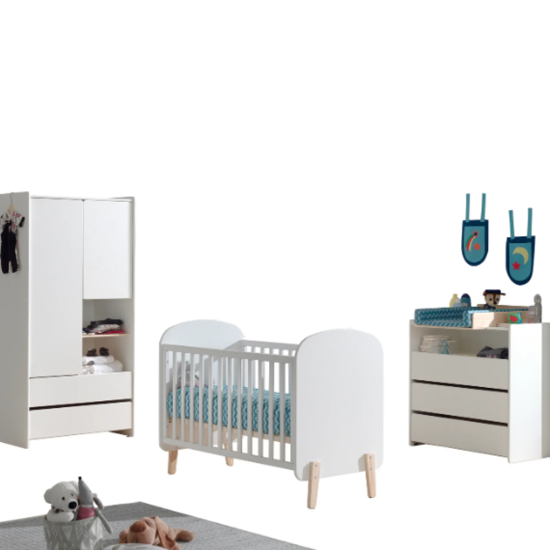 Kinder Vipack Babyzimmer Kombination 1 Kiddy-