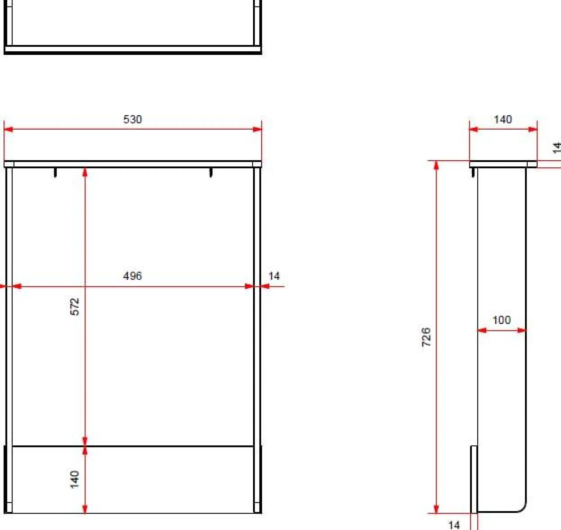 Vipack Babyzimmer-Set Billy - Kommode & Färberregal - MDF/