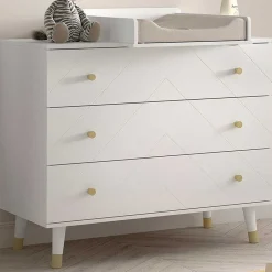 Vipack Babyzimmer-Set Billy - Kommode & Färberregal - MDF/