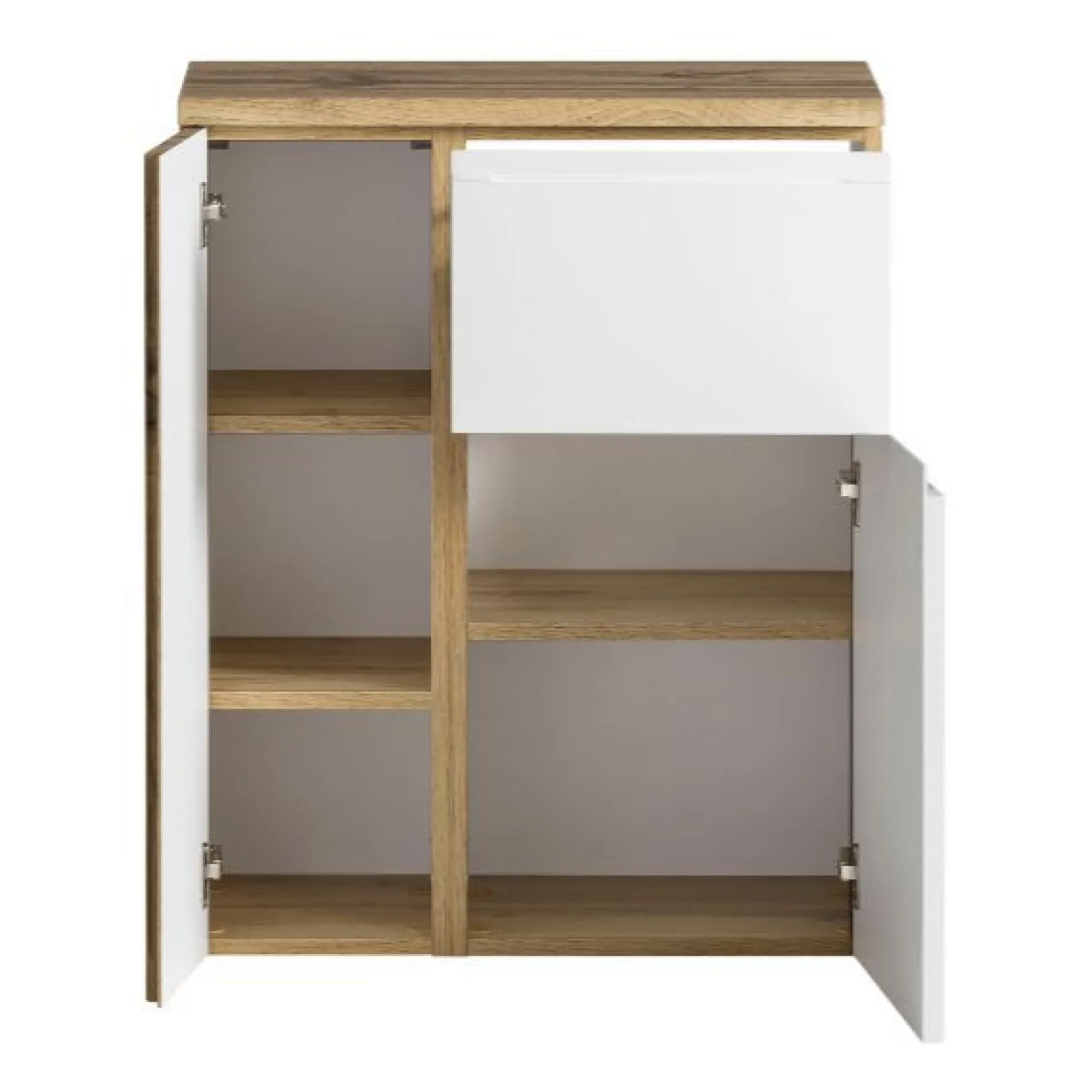Badezimmer-Anrichte Varese | 65 x 35 x 64 cm | Weiß