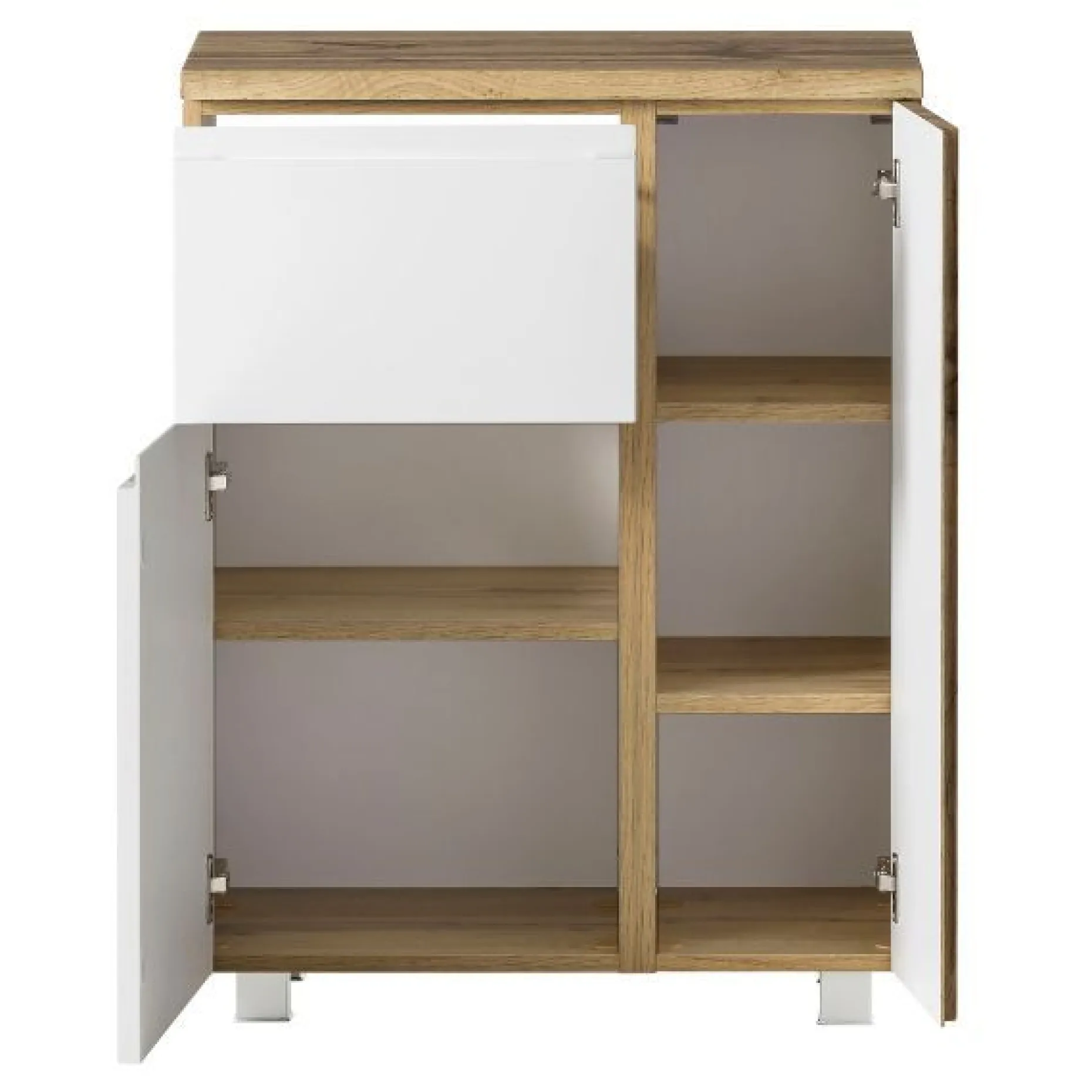 Badezimmer-Anrichte Varese | 65 x 35 x 64 cm | Weiß