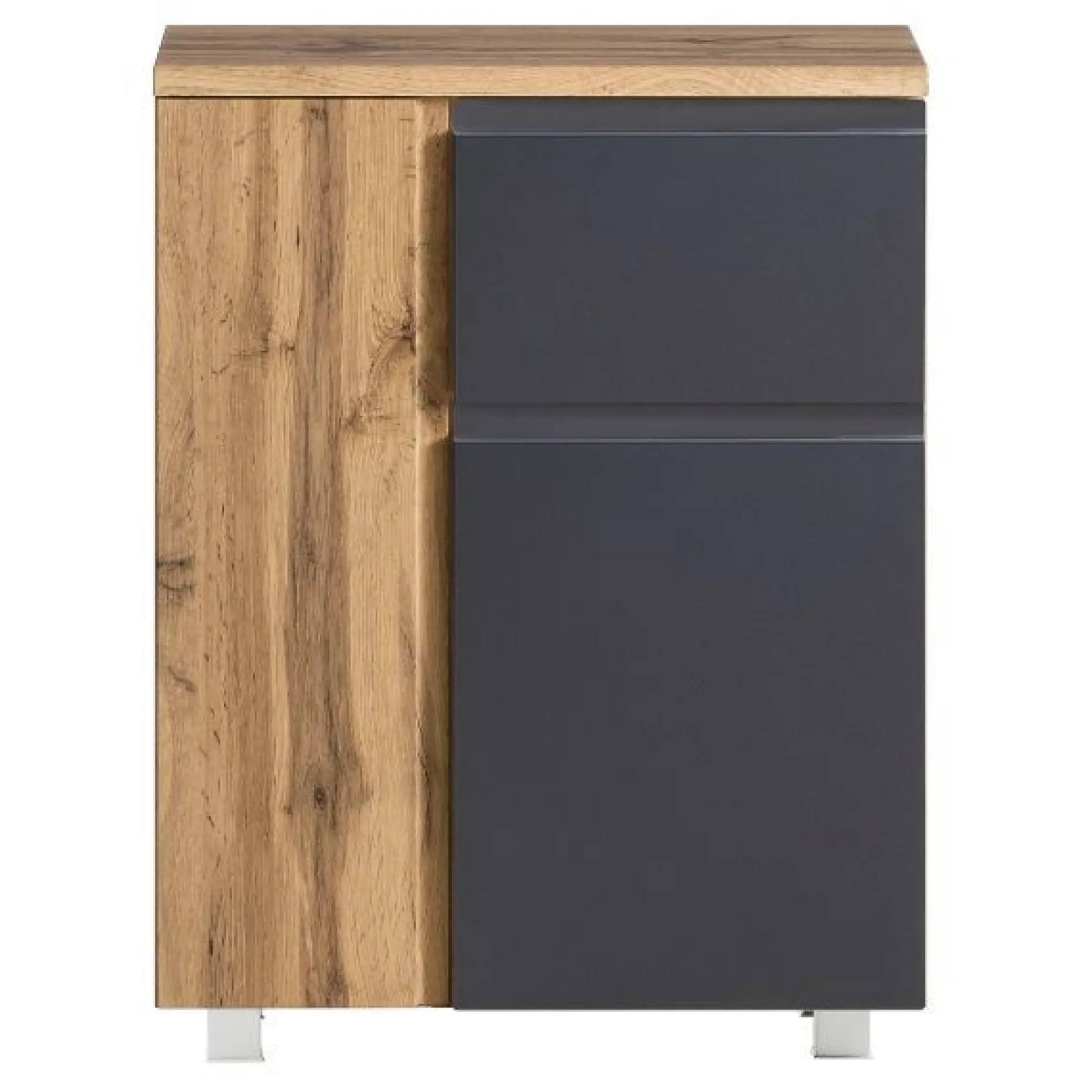 Badezimmer-Anrichte Varese | 65 x 35 x 64 cm | Grau