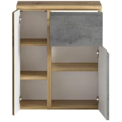 Badezimmer Anrichte Varese | 65 x 35 x 64 cm | Farbe Beton