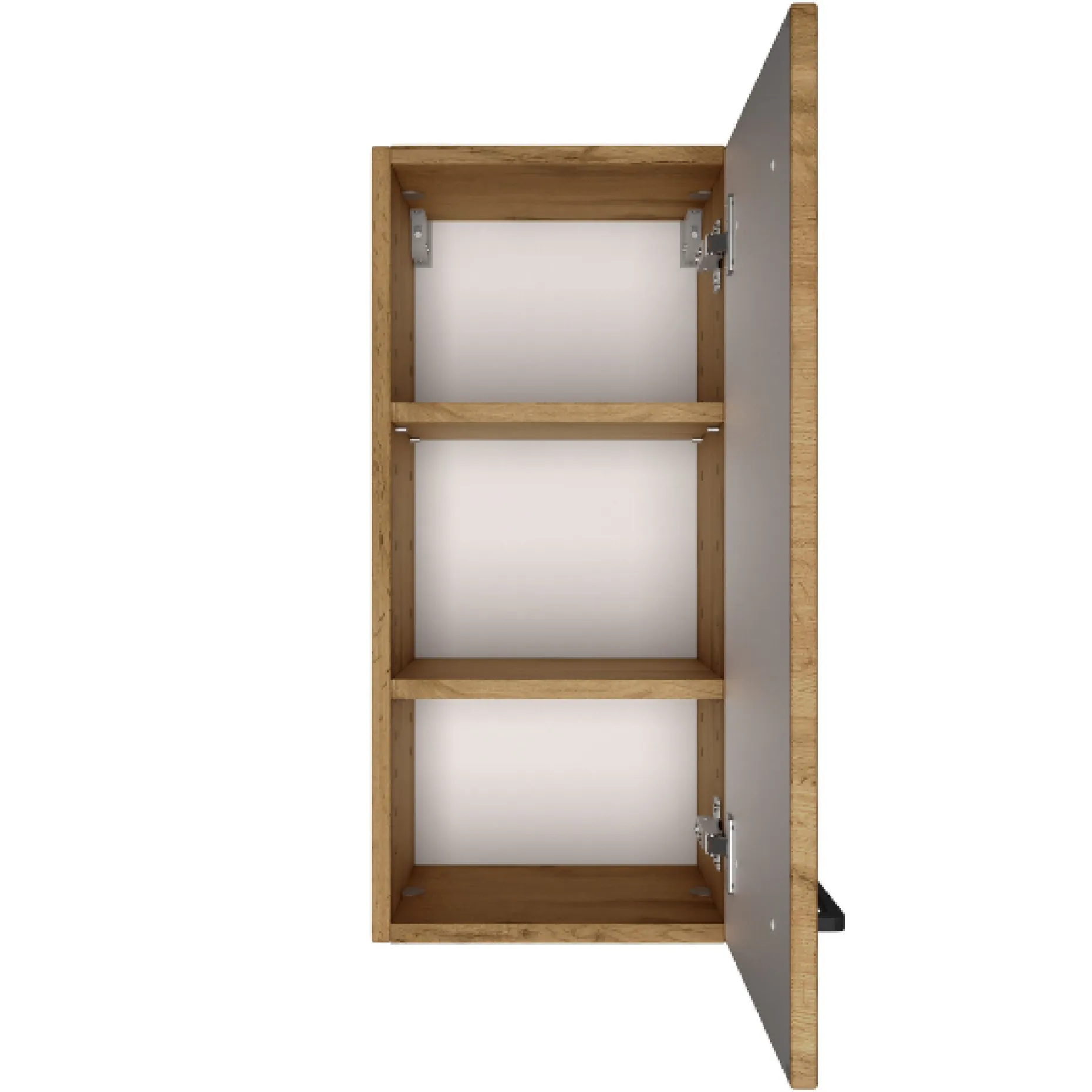 Badezimmer-Hängeschrank Malvo 30cm - Eiche