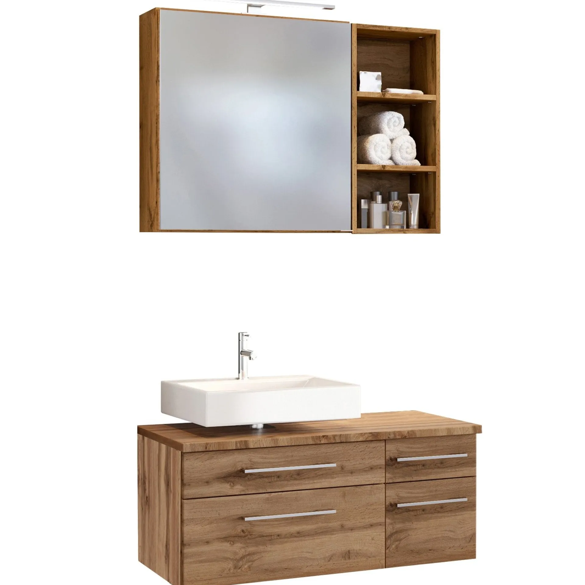 Held Badezimmer Kombination Dasa 7 links - wotan Eiche