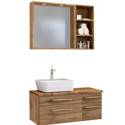 Held Badezimmer Kombination Dasa 11 links - wotan Eiche