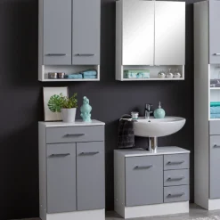 Held Badezimmer Ricca: Wandschrank, Badezimmerschrank, Spiegelschrank, Waschtischunterschrank -