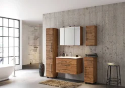 Badezimmerschrank Dusan 30 cm mit 1 Tür und 1 Schublade - wotan Eiche Dekor