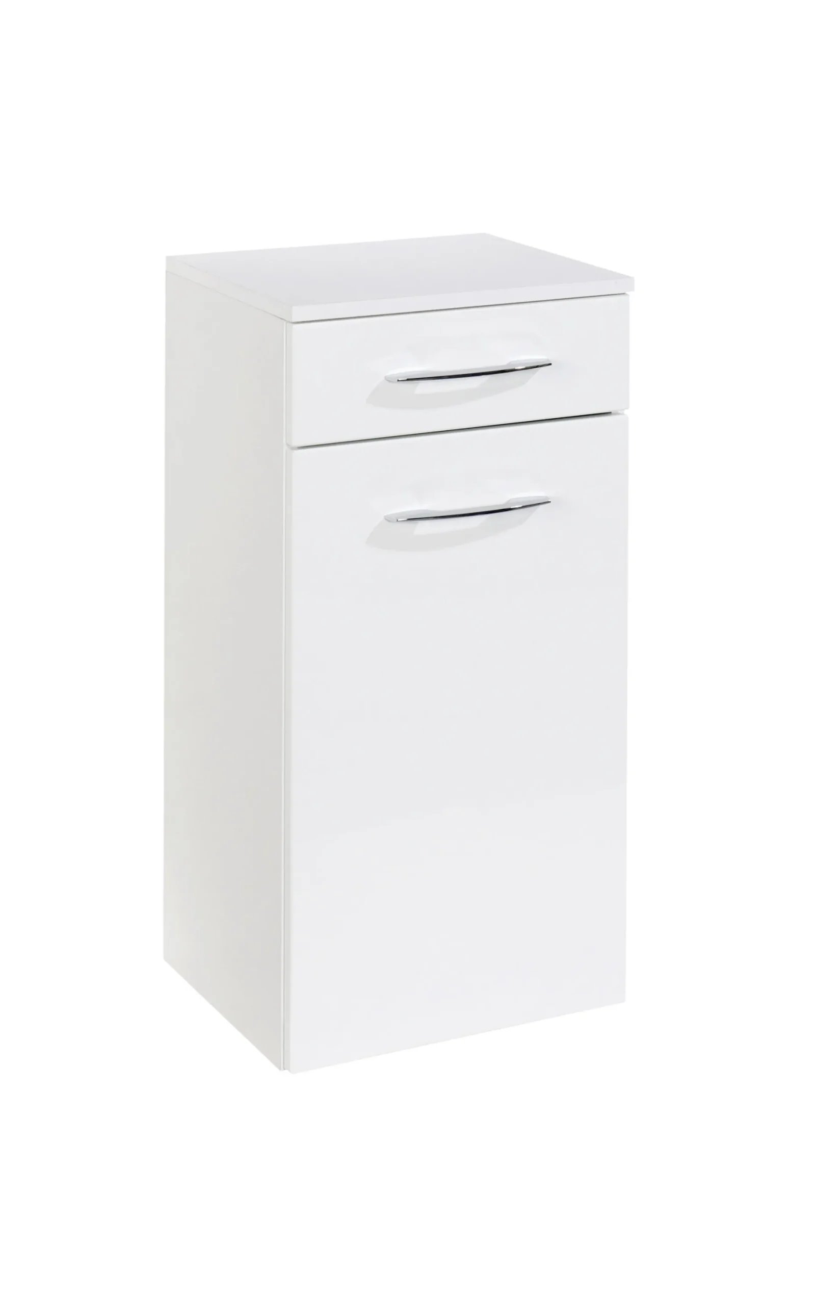 Badezimmerschrank Florent 40cm 1 Tür und 1 Schublade - weiß