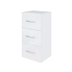 Badezimmerschrank Florent 40cm 3 Schubladen - weiß