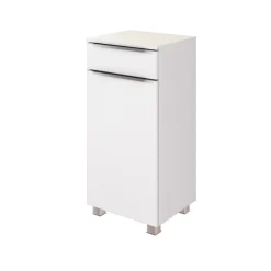 Badezimmerschrank Hansen 40cm 1 Tür und 1 Schublade - weiß