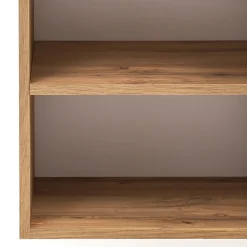 Badezimmerschrank Kornel/Luna 40cm 1 Tür und 1 Schublade - Eiche/mattweiß