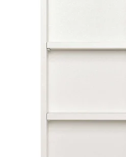 Badezimmerschrank Pares 30cm 1 Tür und 1 Schublade - Eiche weiß/wotan