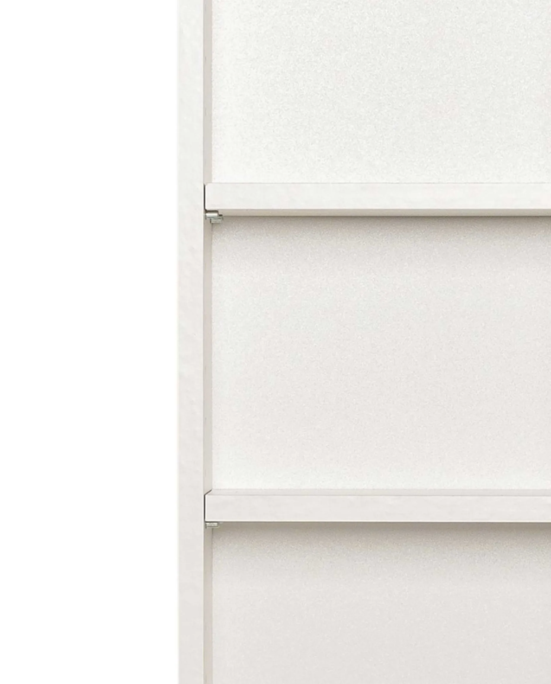 Badezimmerschrank Pares 30cm 1 Tür und 1 Schublade - Eiche weiß/wotan