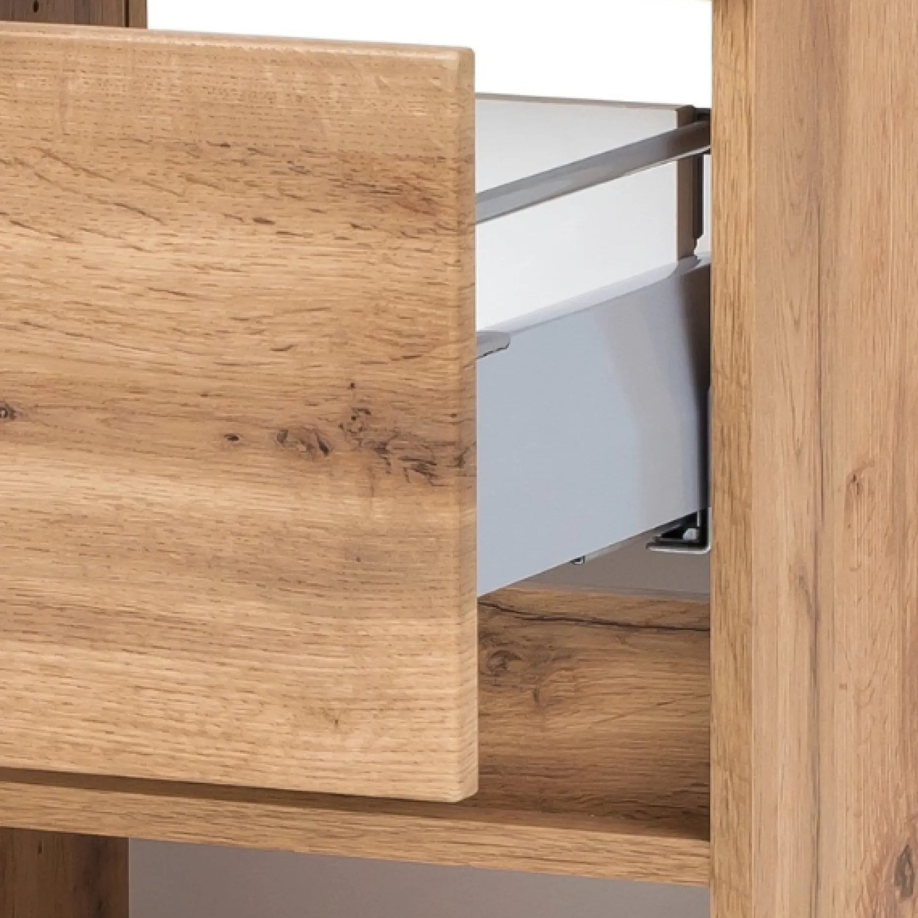 Badezimmerschrank Pisca 40cm 1 Tür und 1 Schublade - Eiche
