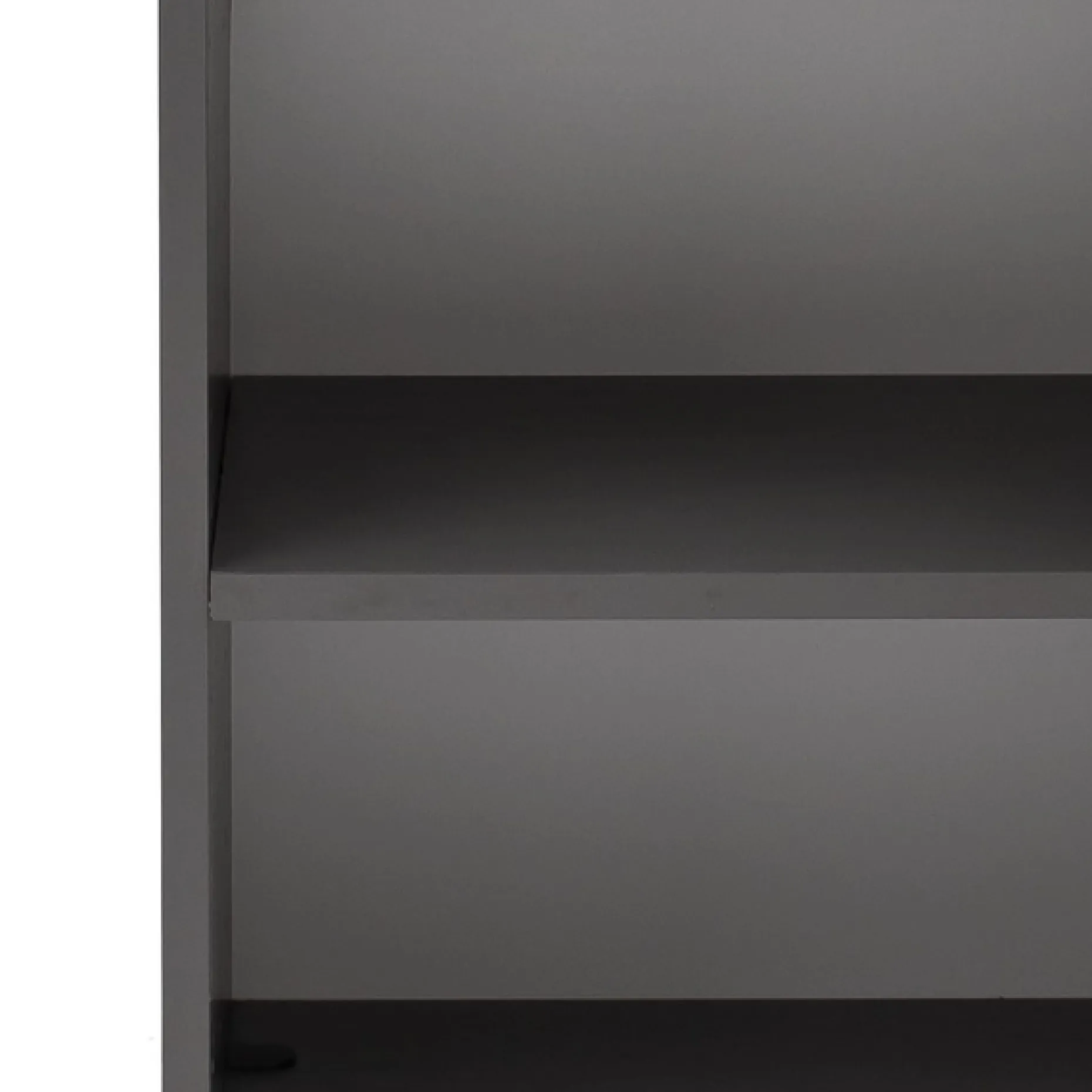 Badezimmerschrank Vikas 1 Tür und 1 Schublade - anthrazit