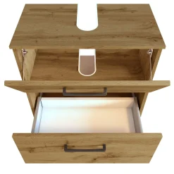 Held Badezimmerset Manchester | Waschtischschrank, Spiegelschrank, Säulenschrank | Wotan Eiche Design