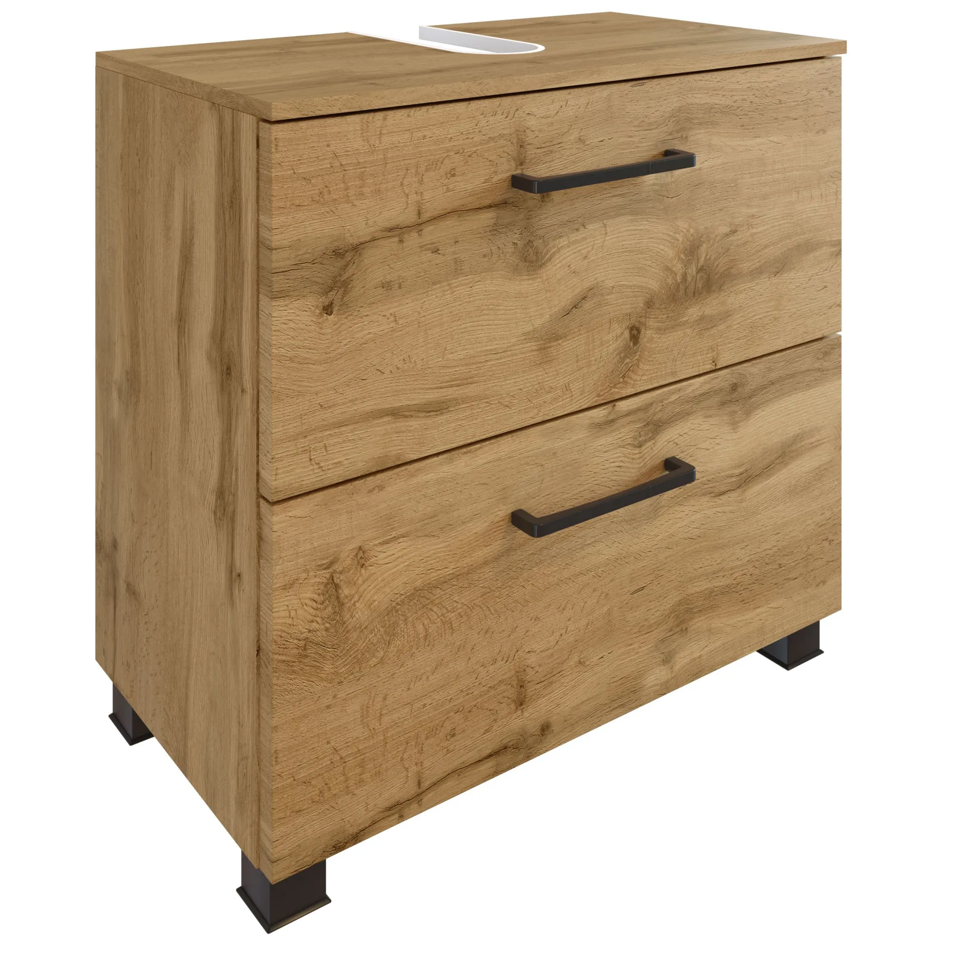 Held Badezimmerset Manchester | Waschtischschrank, Spiegelschrank, Säulenschrank | Wotan Eiche Design