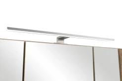 Held Badezimmerset Varese | Waschtisch und Spiegelschrank mit Beleuchtung | Wotan Eiche es Design