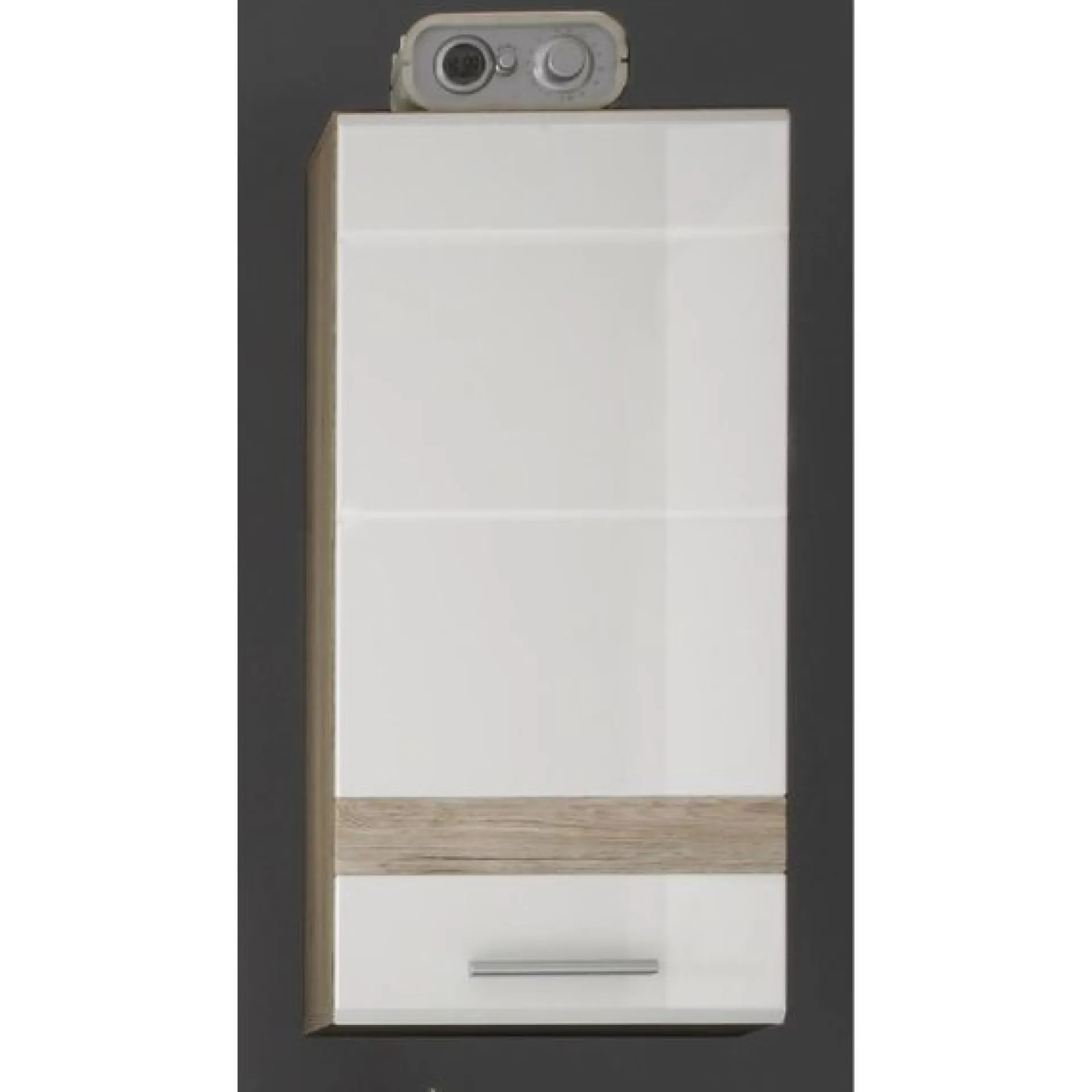 Held Badezimmerset Varese | Waschtisch und Spiegelschrank mit Beleuchtung | Wotan Eiche Beton Design