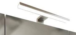 Held Badezimmerset Varese | Waschtisch und Spiegelschrank mit Beleuchtung | Wotan Eiche Beton Design