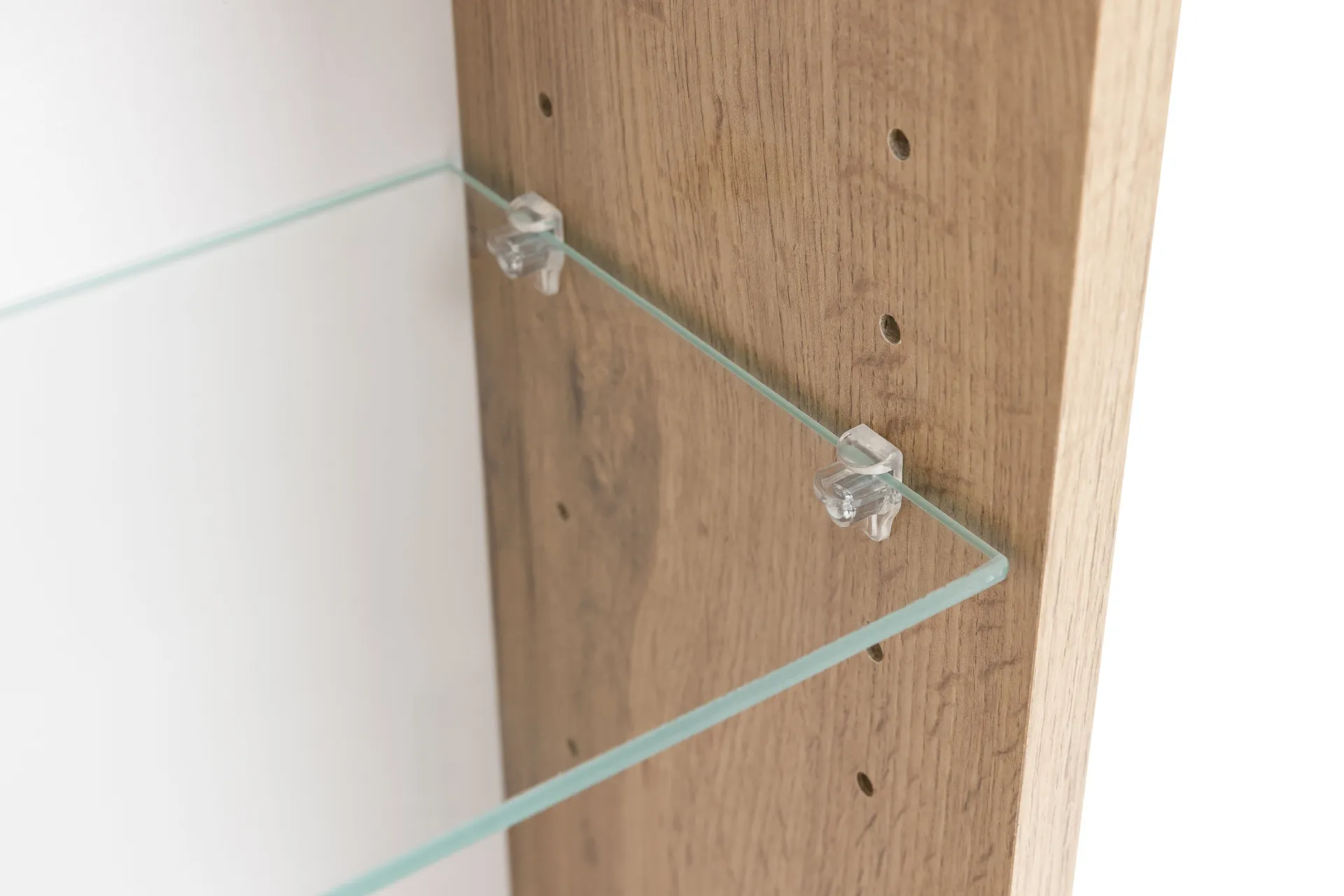 Held Badezimmerset Varese | Waschtisch und Spiegelschrank mit Beleuchtung | Wotan Eiche Beton Design
