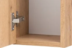 Held Badezimmerset Varese | Waschtisch und Spiegelschrank mit Beleuchtung | Wotan Eiche es Design