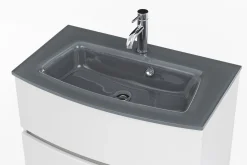 Held Badkombination Kornel 2 2-teilig mit grauem Waschbecken -