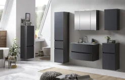 Held Badkombination Kornel 2 2-teilig mit em Waschbecken - graphit
