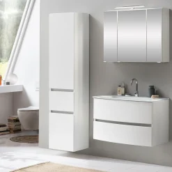 Held Badkombination Kornel 5 3-teilig mit em Waschbecken -
