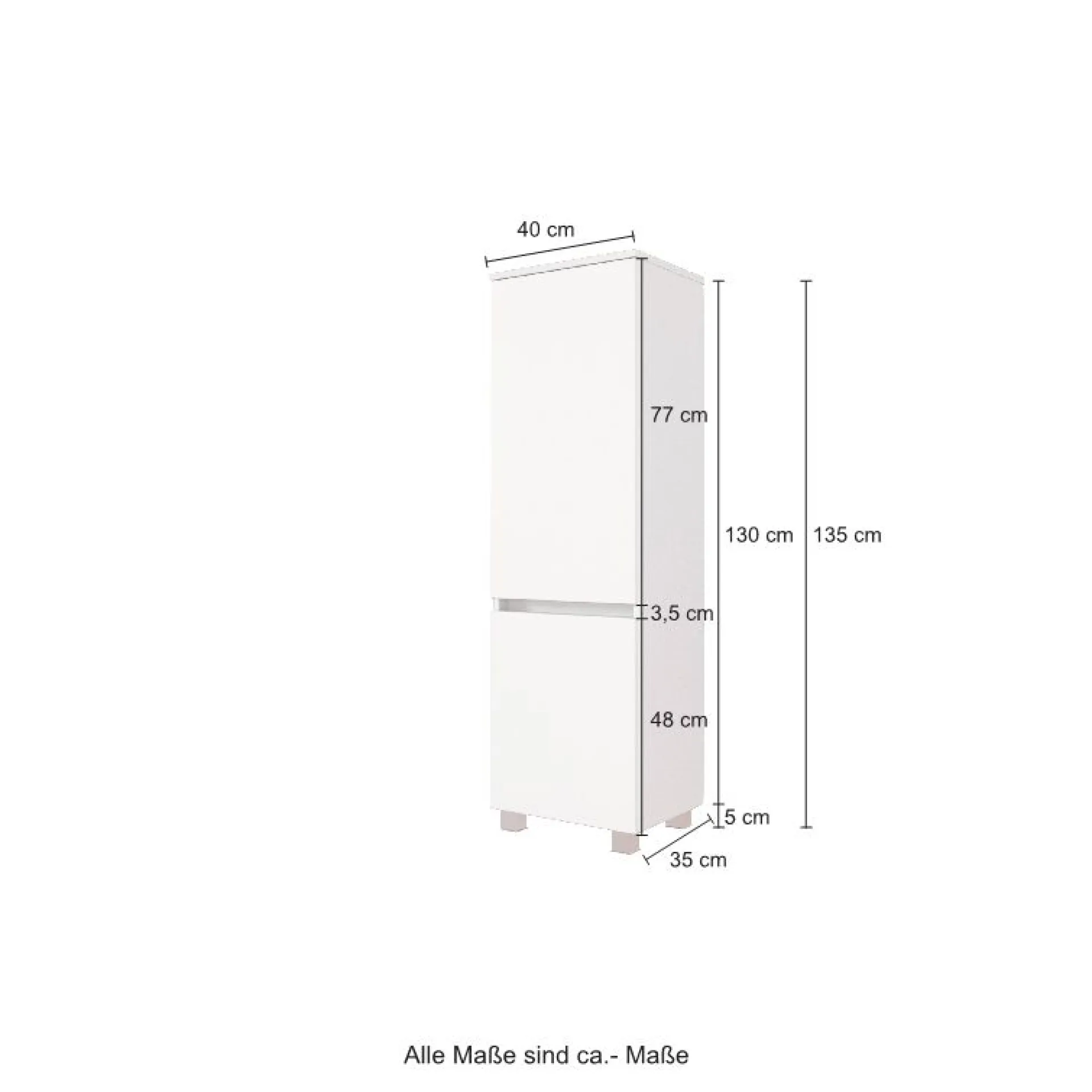 Held Badkombination Kornel 11 5-teilig mit weißem Waschbecken - Graphitgrau/Eiche