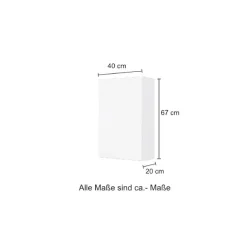 Held Badkombination Kornel 12 5-teilig mit grauem Waschbecken -