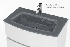 Held Badkombination Kornel 14 5-teilig mit grauem Waschbecken -