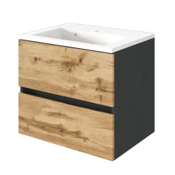 Held Badkombination Luna 2-teilig 60cm - graphit/quecksilber