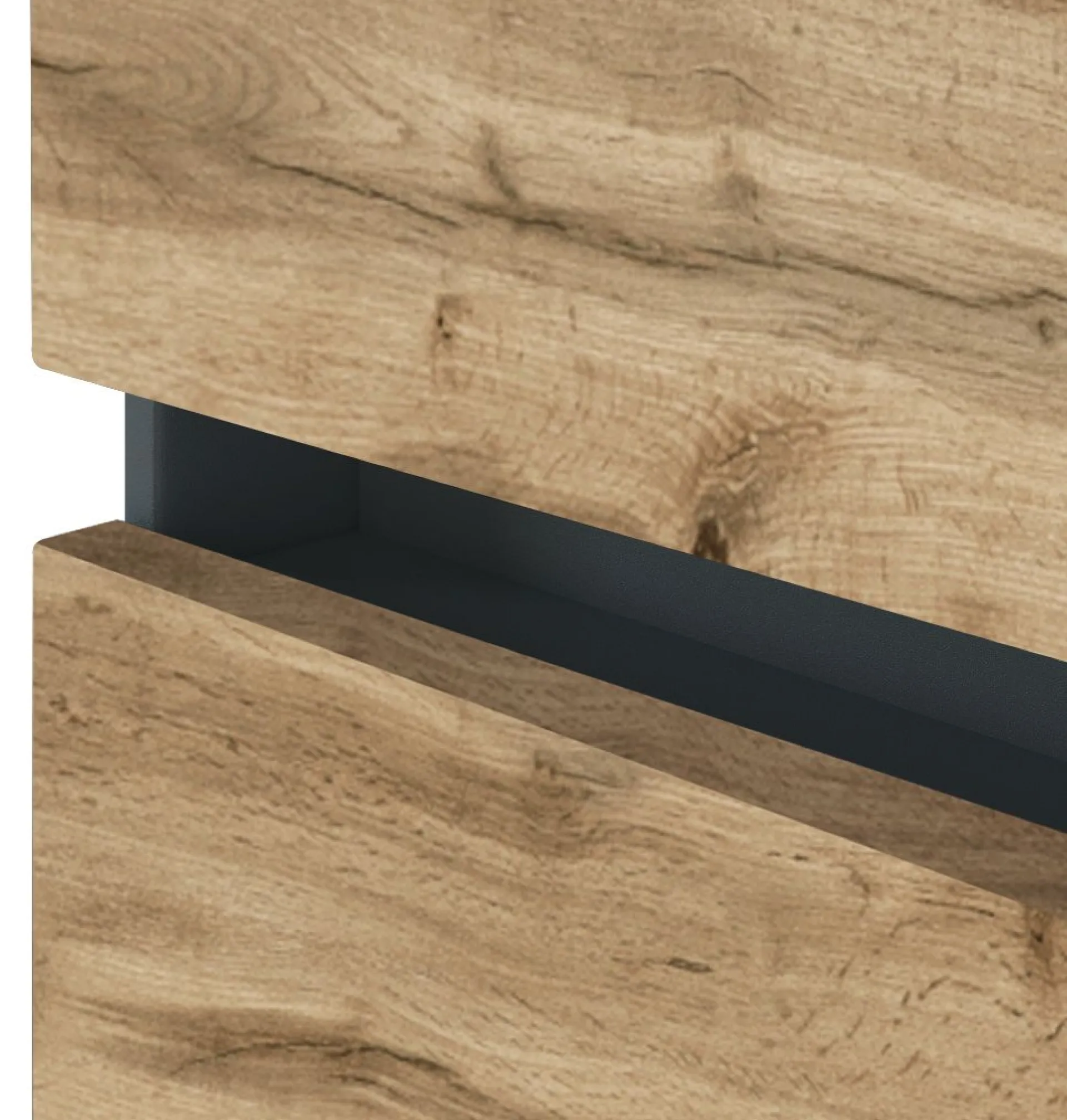 Held Badkombination Luna 2-teilig 60cm - graphit/quecksilber