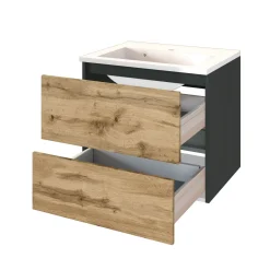 Held Badkombination Luna 2-teilig 60cm - graphit/quecksilber