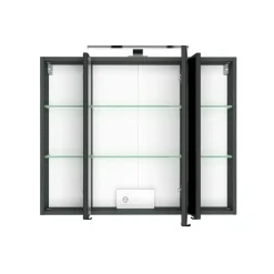 Held Badkombination Luna 2-teilig 80cm - graphit/quecksilber