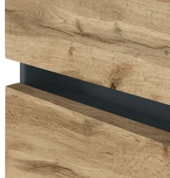Held Badkombination Luna 2-teilig 80cm - graphit/quecksilber