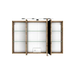 Held Badkombination Luna 2-teilig 100cm - Eiche/Weiß