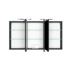 Held Badkombination Luna 2-teilig 120cm - graphit/quecksilber