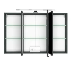 Held Badkombination Pisca 2 Waschtisch und Spiegelschrank - graphit