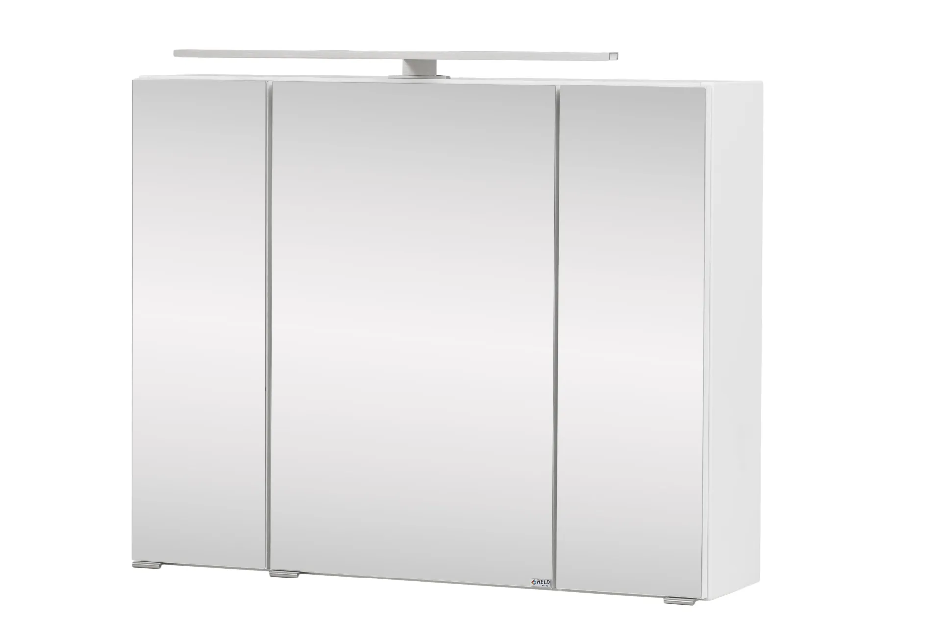 Held Badkombination Stivan 3-teilig mit grauem Waschbecken -