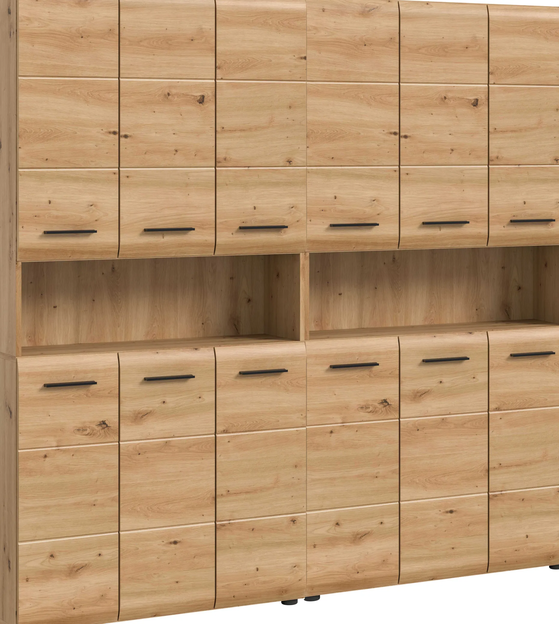 Badmöbelkombination Ice Xonox – Artisan Oak – 180x185x30 cm